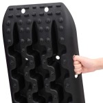 vidaXL Plăci de tracțiune, 2 buc., negru, 106x30,5x7 cm, nailon vidaXL Plăci de tracțiune, 2 buc., negru, 106x30,5x7 cm, nailon