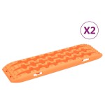vidaXL Plăci de tracțiune, 2 buc., portocaliu, 106x30,5x7 cm, nailon vidaXL Plăci de tracțiune, 2 buc., portocaliu, 106x30,5x7 cm, nailon