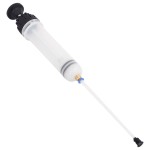 vidaXL Purjor de frână, alb și negru, 0,2 L vidaXL Purjor de frână, alb și negru, 0,2 L
