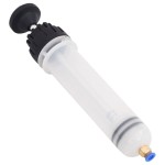 vidaXL Purjor de frână, alb și negru, 0,2 L vidaXL Purjor de frână, alb și negru, 0,2 L