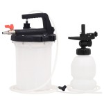 vidaXL Purjor de frână, alb și negru, 3 L vidaXL Purjor de frână, alb și negru, 3 L