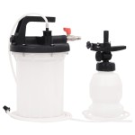 vidaXL Purjor de frână, alb și negru, 3 L vidaXL Purjor de frână, alb și negru, 3 L