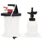 vidaXL Purjor de frână, alb și negru, 3 L vidaXL Purjor de frână, alb și negru, 3 L