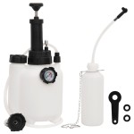 vidaXL Purjor de frână, alb și negru, 3 L vidaXL Purjor de frână, alb și negru, 3 L