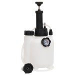 vidaXL Purjor de frână, alb și negru, 3 L vidaXL Purjor de frână, alb și negru, 3 L