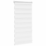Jaluzea tip zebra, 40 x 100 cm, alb