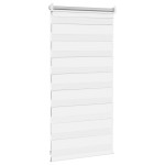 Jaluzea tip zebra, 40 x 100 cm, alb
