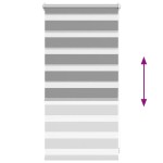 Jaluzea tip zebra, 40 x 100 cm, gri Jaluzea tip zebra, 40 x 100 cm, gri