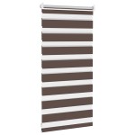 Jaluzea opacă tip zebră, 40 x 100 cm, cafeniu Jaluzea opacă tip zebră, 40 x 100 cm, cafeniu