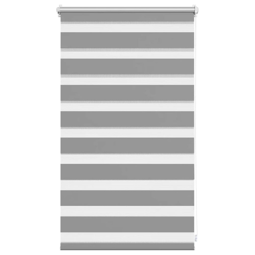 Jaluzea opacă tip zebră, 50 x 100 cm, gri