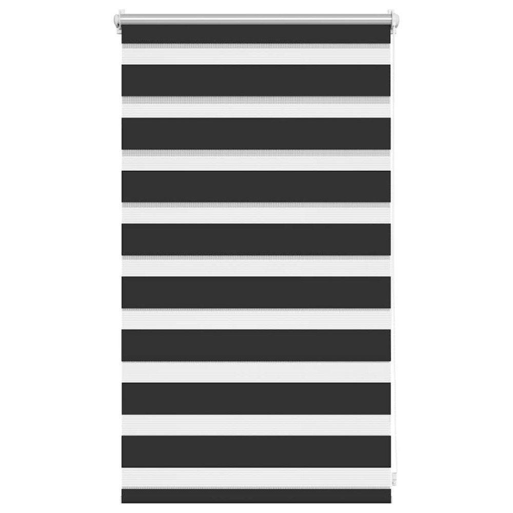 Jaluzea tip zebră, 50 x 100 cm, negru