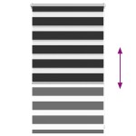 Jaluzea tip zebră, 50 x 100 cm, negru Jaluzea tip zebră, 50 x 100 cm, negru