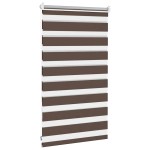 Jaluzea tip zebră, 50 x 100 cm, cafeniu Jaluzea tip zebră, 50 x 100 cm, cafeniu