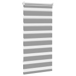 Jaluzea tip zebră, 60 x 120 cm, gri