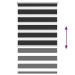 Jaluzea tip zebră, 70 x 120 cm, negru Jaluzea tip zebră, 70 x 120 cm, negru