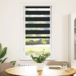 Jaluzea tip zebră, 80 x 150 cm, negru Jaluzea tip zebră, 80 x 150 cm, negru