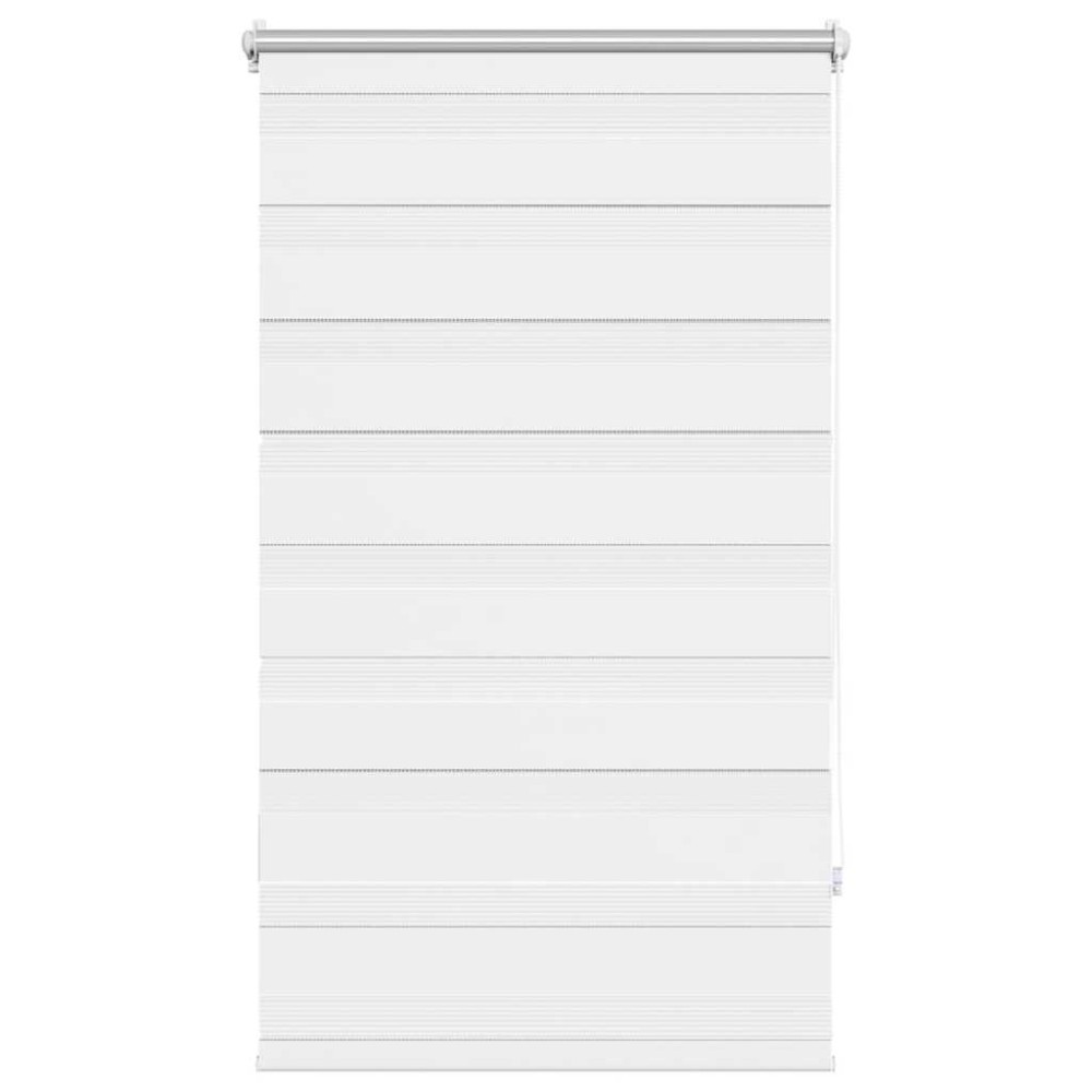 Jaluzea tip zebra, 90 x 150 cm, alb