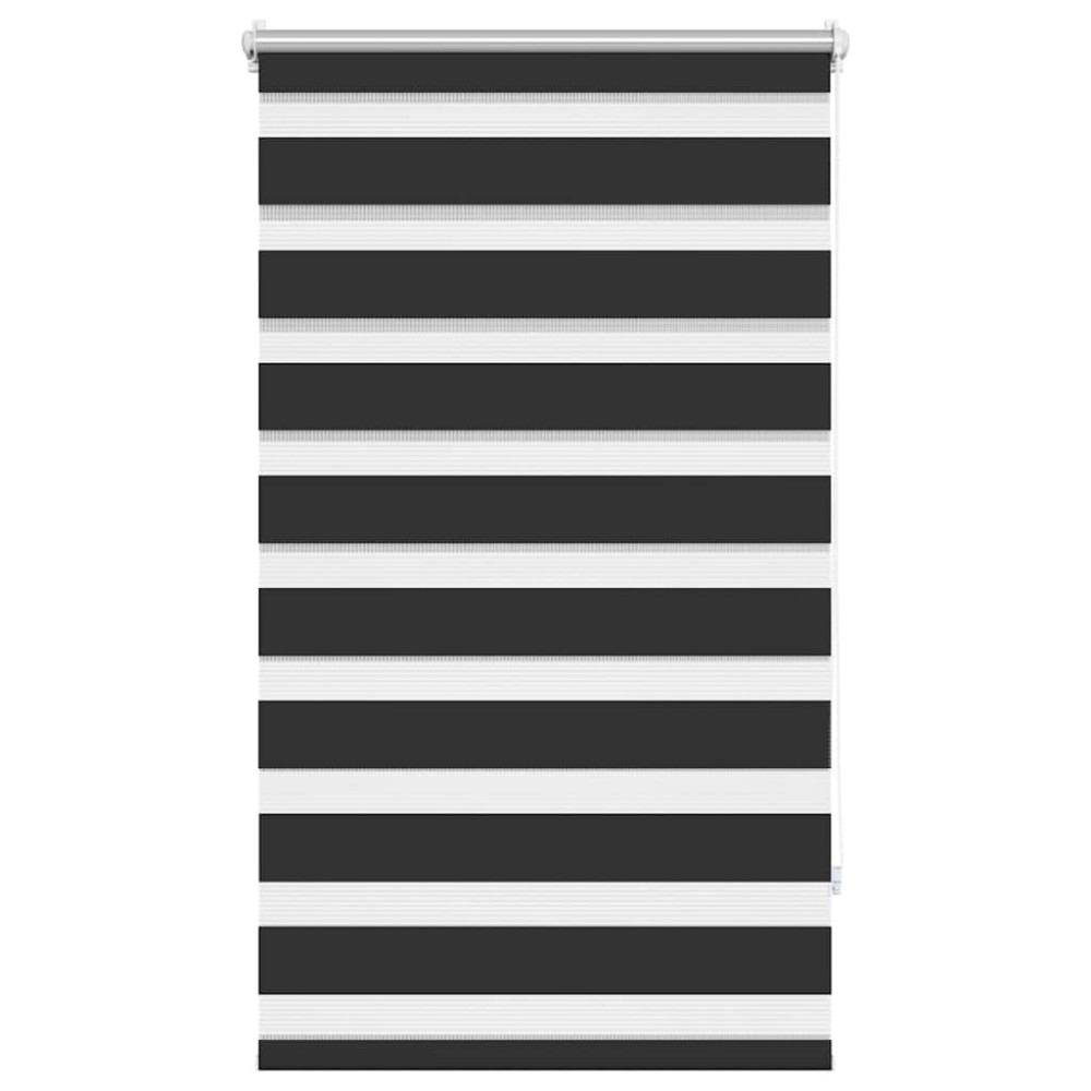 Jaluzea tip zebră, 90 x 150 cm, negru