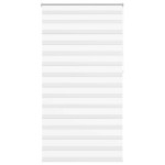 Jaluzea tip zebra, 120 x 230 cm, alb