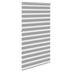 Jaluzea tip zebră, 120 x 230 cm, gri