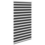 Jaluzea tip zebră, 120 x 230 cm, negru