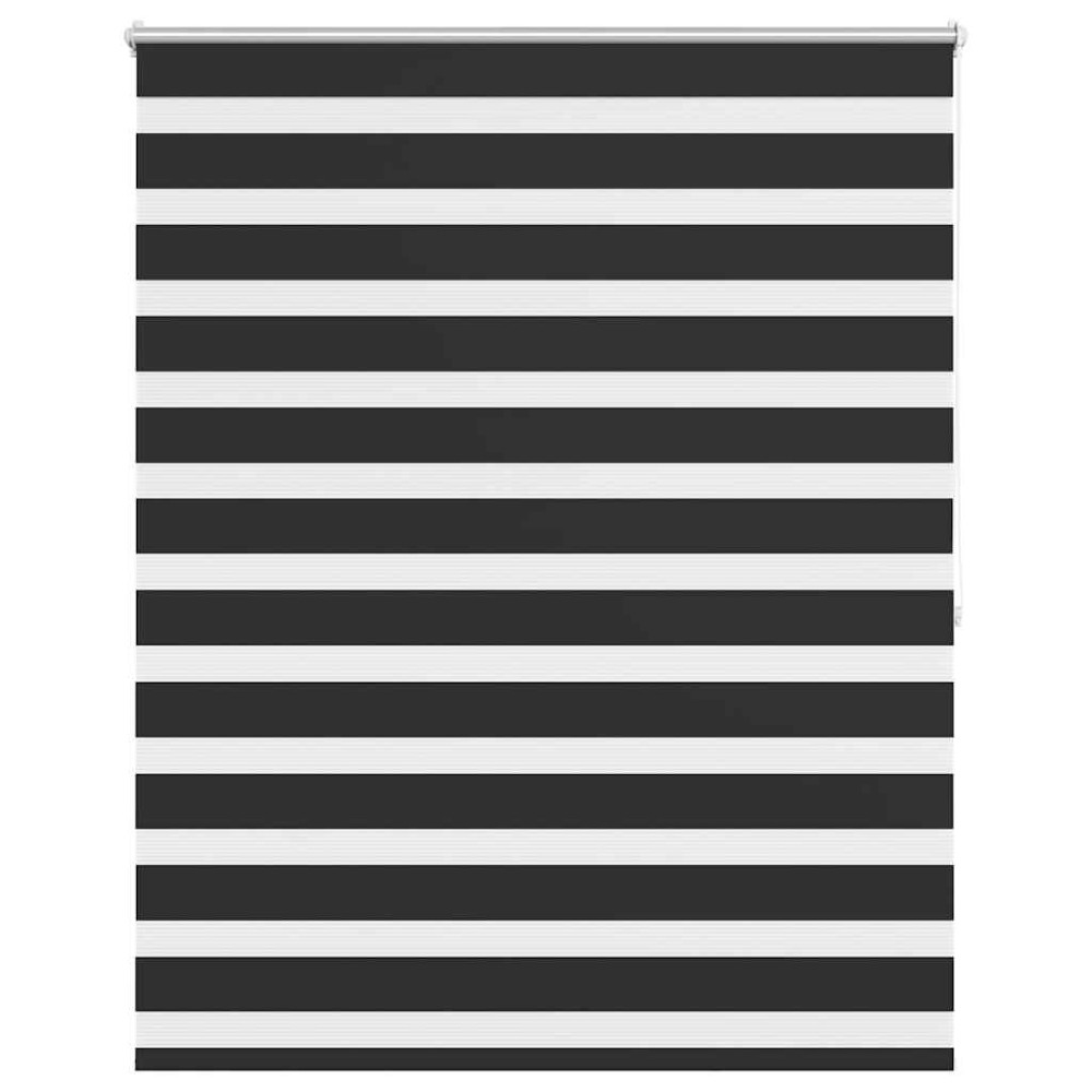 Jaluzea tip zebră, 140 x 175 cm, negru