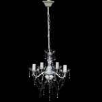 vidaXL Candelabru, 5 becuri, transparent vidaXL Candelabru, 5 becuri, transparent