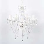 vidaXL Candelabru, 5 becuri, transparent vidaXL Candelabru, 5 becuri, transparent