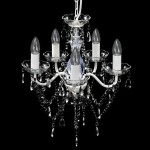 vidaXL Candelabru, 5 becuri, transparent vidaXL Candelabru, 5 becuri, transparent