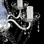 vidaXL Candelabru, 5 becuri, transparent vidaXL Candelabru, 5 becuri, transparent