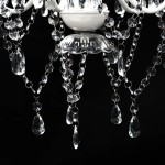 vidaXL Candelabru, 5 becuri, transparent vidaXL Candelabru, 5 becuri, transparent