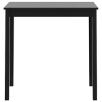 vidaXL Masă de bar MDF, negru, 115x55x107 cm vidaXL Masă de bar MDF, negru, 115x55x107 cm