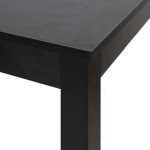 vidaXL Masă de bar din MDF, negru, 55 x 55 x 107 cm