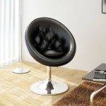 vidaXL Scaun de bar, negru, piele ecologică vidaXL Scaun de bar, negru, piele ecologică