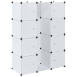 vidaXL Dulap modular cu 9 compartimente, 109x36,5x143 cm, alb vidaXL Dulap modular cu 9 compartimente, 109x36,5x143 cm, alb