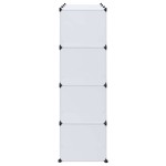 vidaXL Dulap modular cu 9 compartimente, 109x36,5x143 cm, alb vidaXL Dulap modular cu 9 compartimente, 109x36,5x143 cm, alb