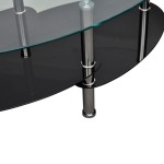 vidaXL Măsuță de cafea cu design exclusivist, negru vidaXL Măsuță de cafea cu design exclusivist, negru