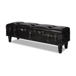 vidaXL Banchetă de depozitare lungă, maro vidaXL Banchetă de depozitare lungă, maro