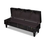 vidaXL Banchetă de depozitare lungă, maro vidaXL Banchetă de depozitare lungă, maro