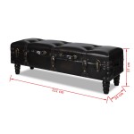 vidaXL Banchetă de depozitare lungă, maro vidaXL Banchetă de depozitare lungă, maro