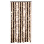 vidaXL Perdea pentru insecte, bej și maro deschis, 100x220 cm Chenille vidaXL Perdea pentru insecte, bej și maro deschis, 100x220 cm Chenille