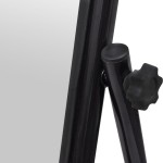 Oglindă de podea pe toată lungimea, dreptunghiulară, negru Oglindă de podea pe toată lungimea, dreptunghiulară, negru