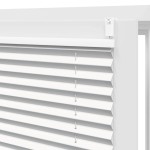 Jaluzea plisse, alb, 40x100 cm, pliuri Jaluzea plisse, alb, 40x100 cm, pliuri
