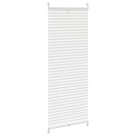 Jaluzea plisse, alb, 60x150 cm, pliuri