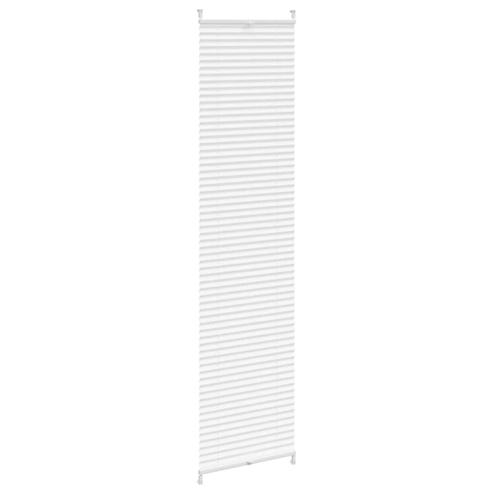 Jaluzea plisse, alb, 60x200 cm, pliuri
