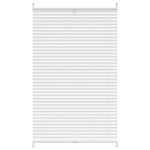 Jaluzea plisse, alb, 70x125 cm, pliuri