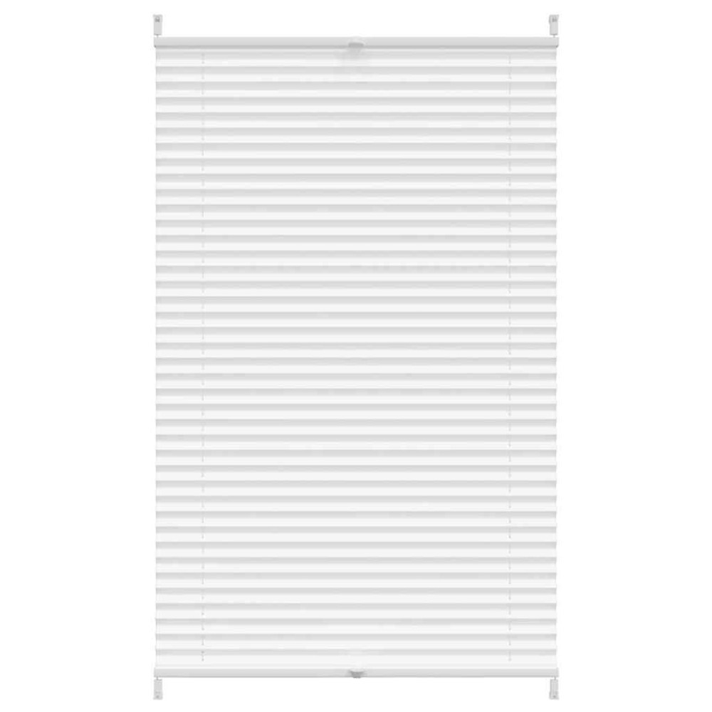 Jaluzea plisse, alb, 80x200 cm, pliuri