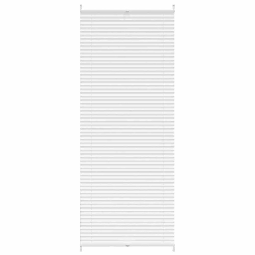 Jaluzea plisse, alb, 80x200 cm, pliuri