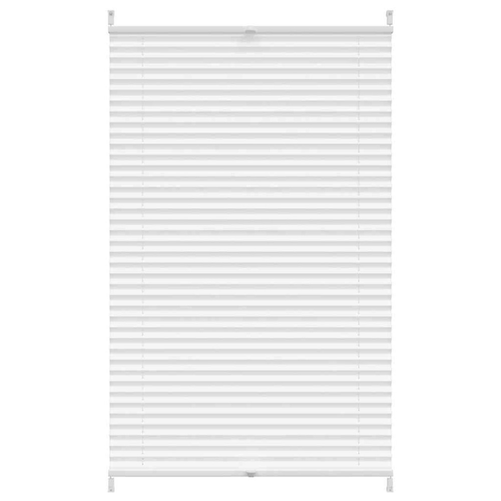 Jaluzea plisse, alb, 90x100 cm, pliuri