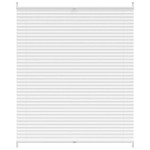 Jaluzea plisse, alb, 100x200 cm, pliuri